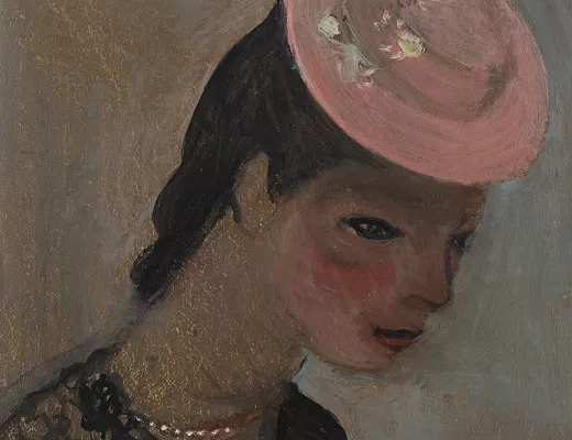 Portrait de femme au chapeau